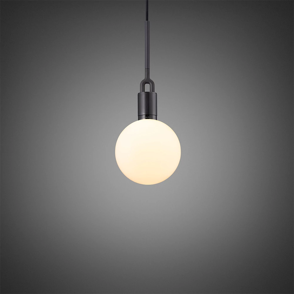 Buster+Punch Forked Globe Opal medium függőlámpa, fegyverszürke / E27 / RFP-873117
