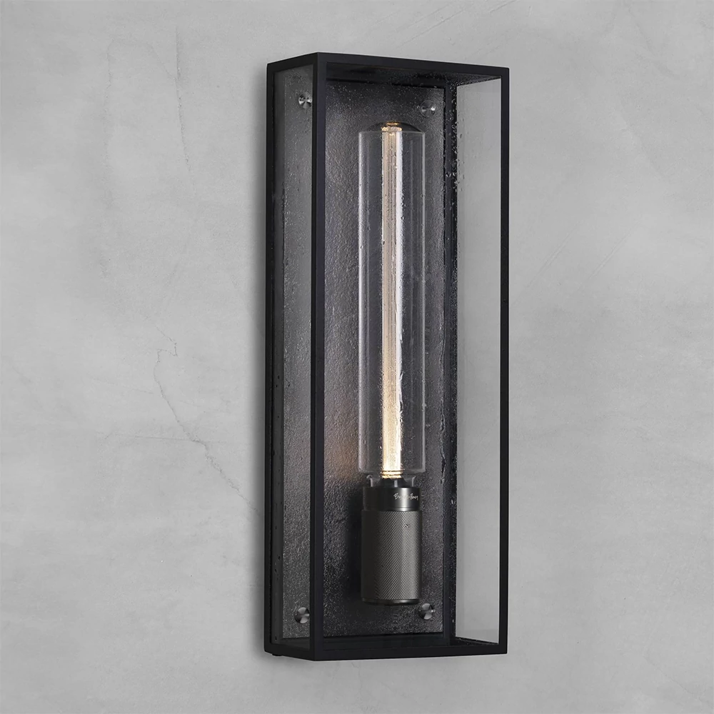 Buster+Punch Cross Caged Wet Wall Large lámpa, fegyverszürke / E27 / RCA-352522