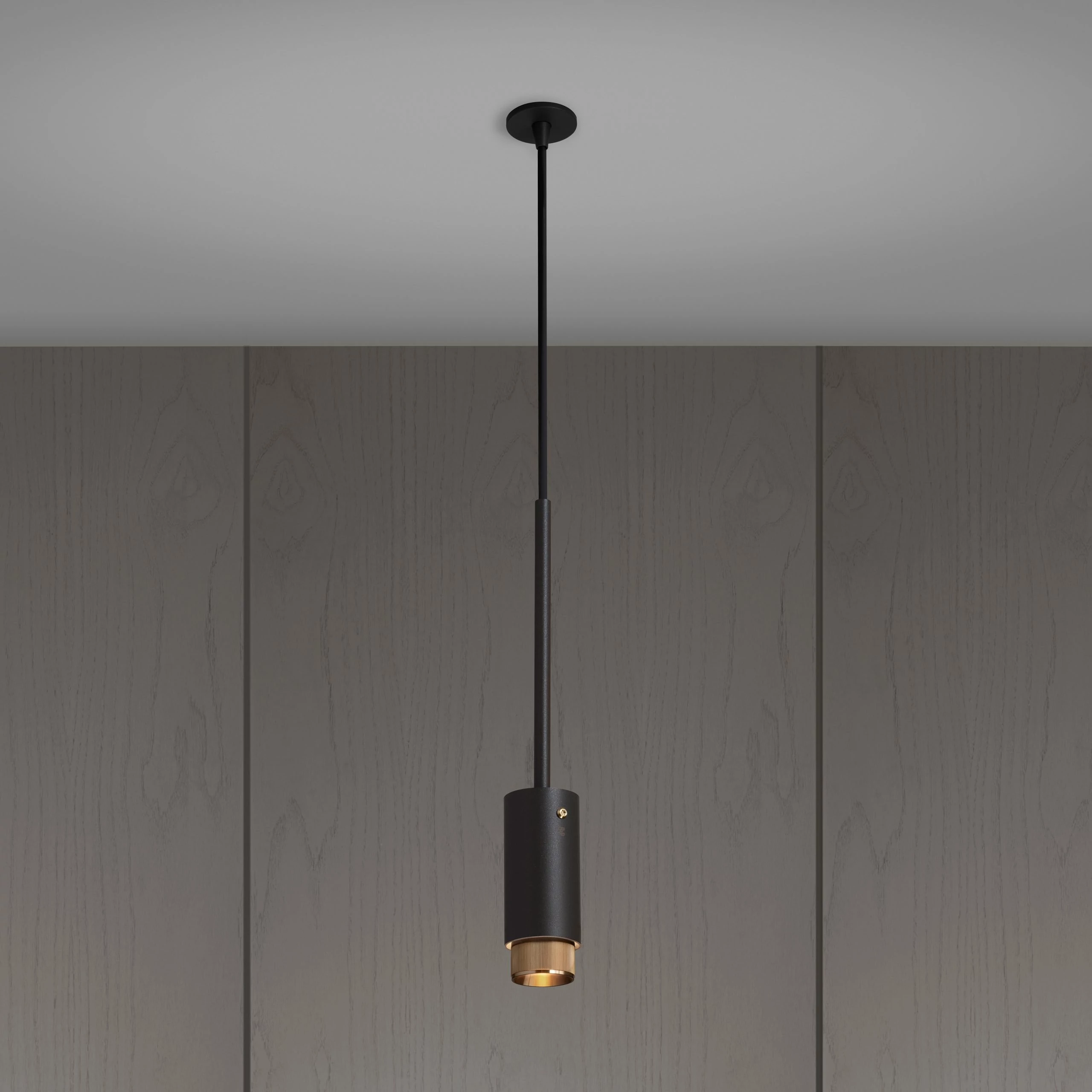 Buster+Punch Exhaust Graphite Pendant függőlámpa, sárgaréz Linear / GU10 / REIG-183926