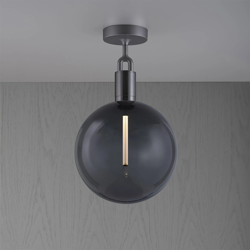 Buster+Punch Forked Ceiling Globe Smoked large mennyezeti lámpa, fegyverszürke / E27 / RFC-883156