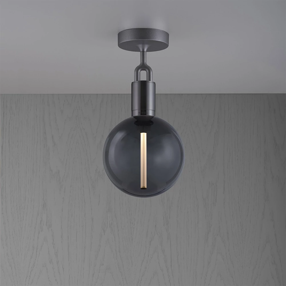 Buster+Punch Linear Forked Ceiling Globe Smoked medium mennyezeti lámpa, fegyverszürke / E27 / RFC-883155