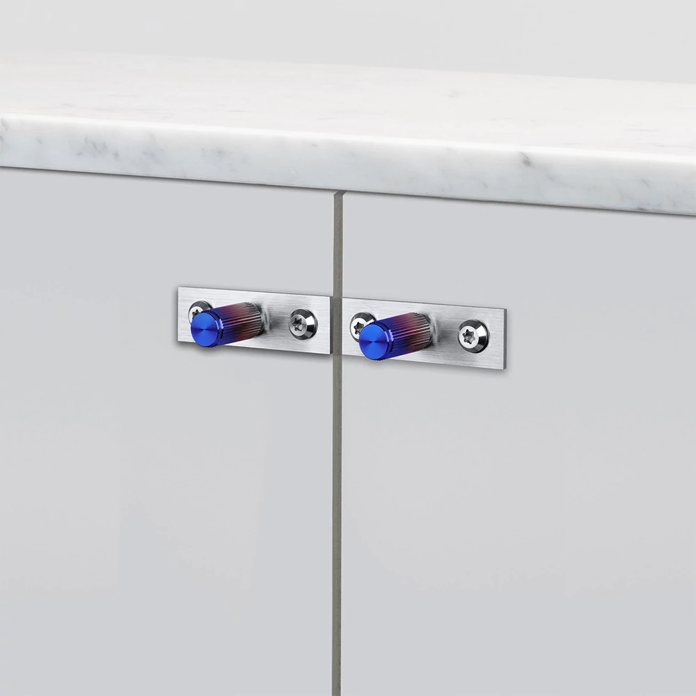Buster+Punch Linear égetett acél bútorgomb pár PLATE GFK-36439
