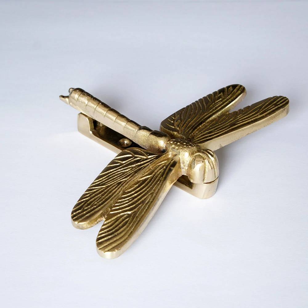 Ethno Home - House - Dragonfly big arany kopogtató HDK-02