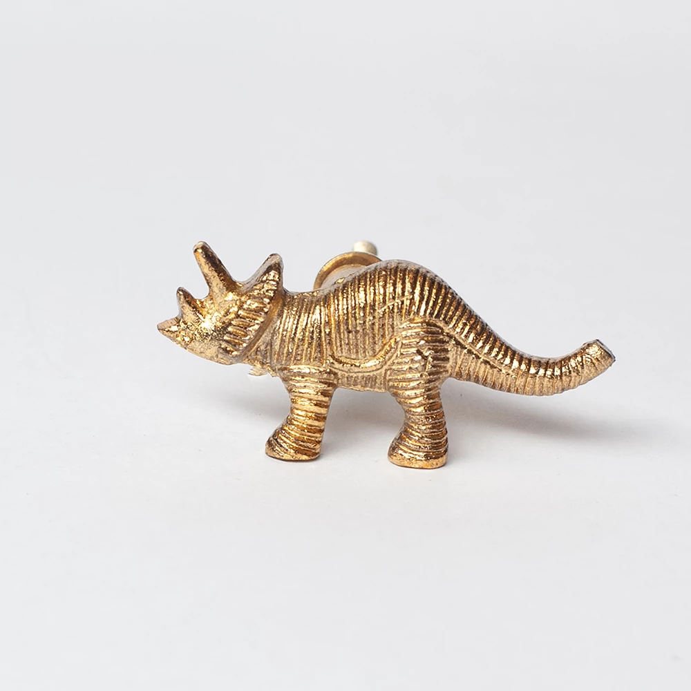 Ethno Home - Nature - Triceratops arany bútorgomb HHK41gold/MKN335gold