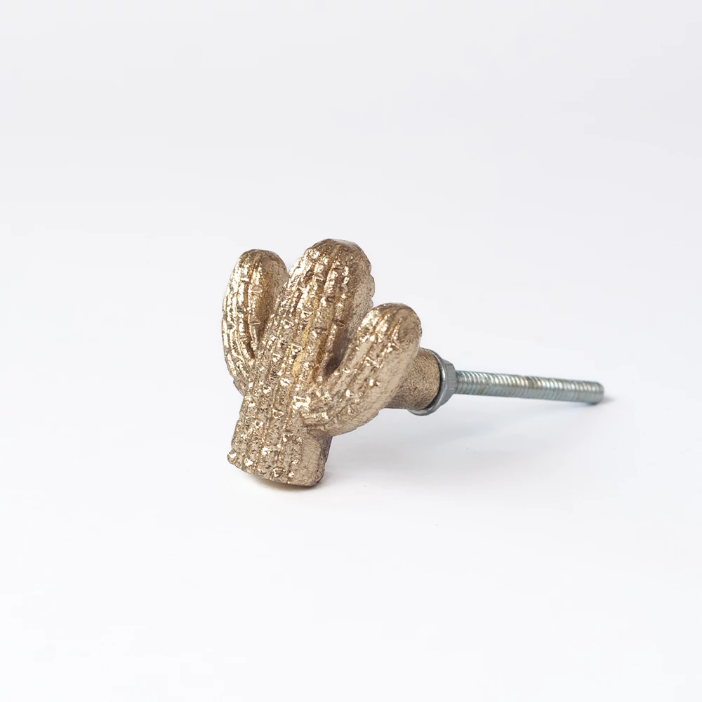 Ethno Home - Nature - Cactus arany bútorgomb HHK-57gold/MKN357