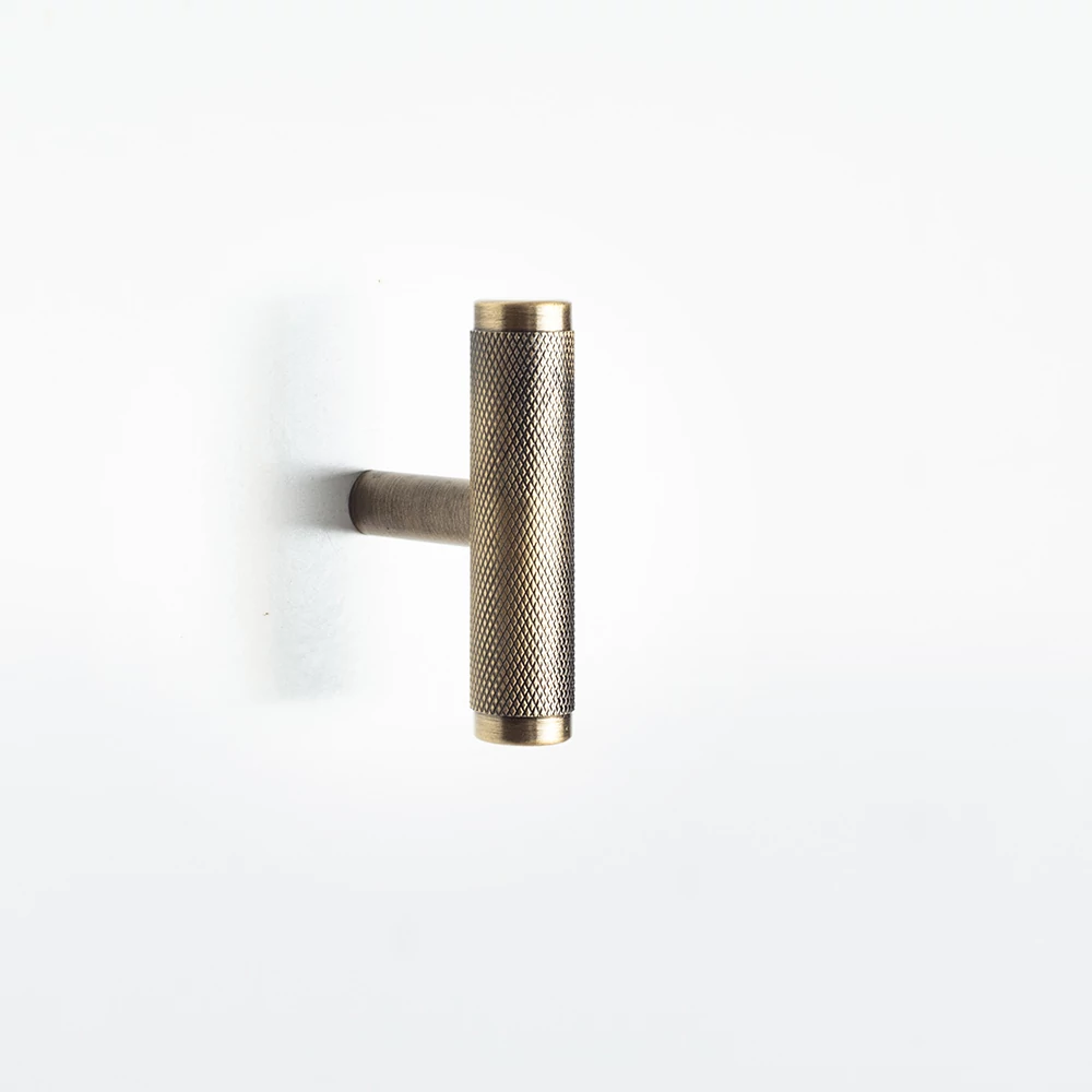 Ethno Home - Brass - Dcut T rusztikus bútorgomb KB3