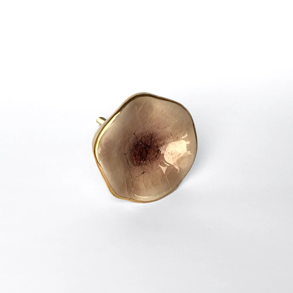 Ethno Home - Ceramic - Siuri - barna bútorgomb KN869