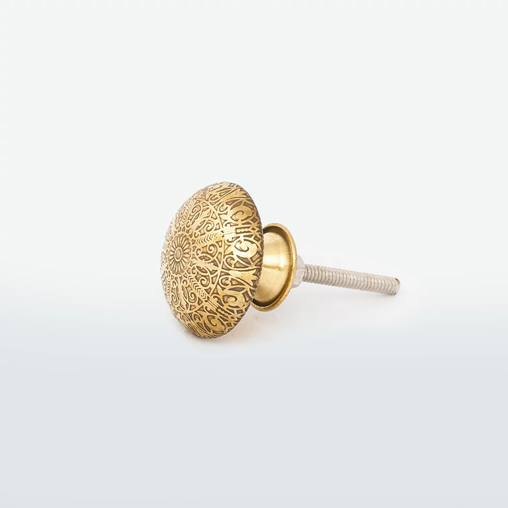 Ethno Home - Brass - Mau bútorgomb MKN23
