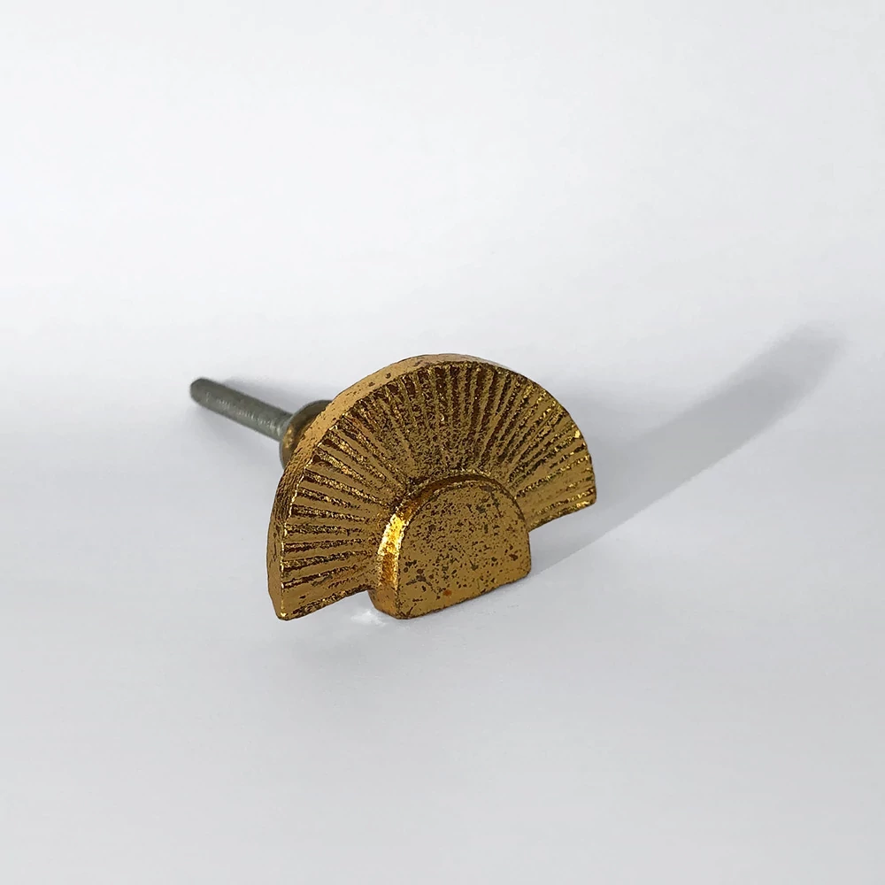 Ethno Home - Brass - Fan arany bútorgomb MKN322G