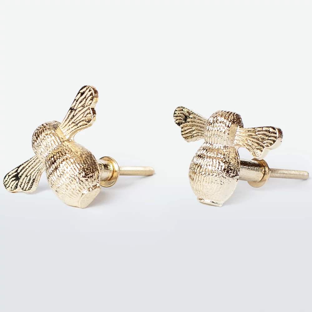 Ethno Home - Nature - Fly arany bútorgomb MKN356