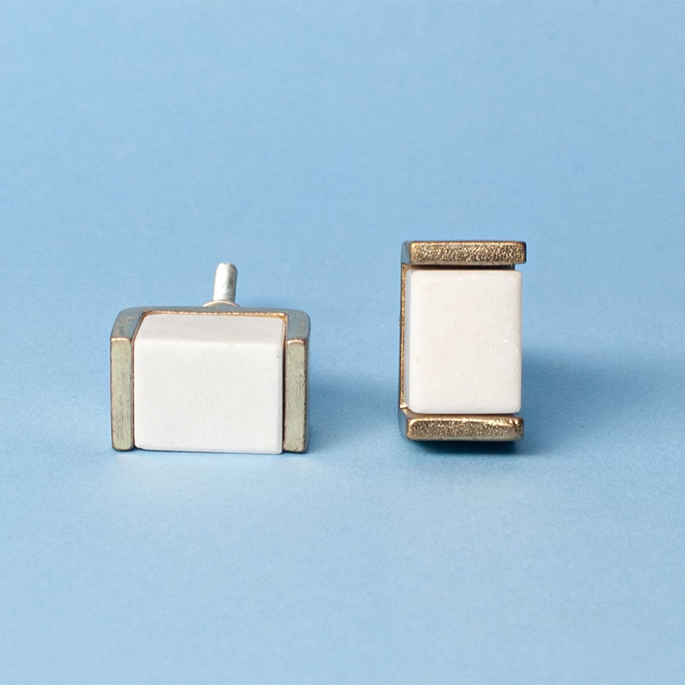 Ethno Home - Mix - Unal fehér bútorgomb ST75white