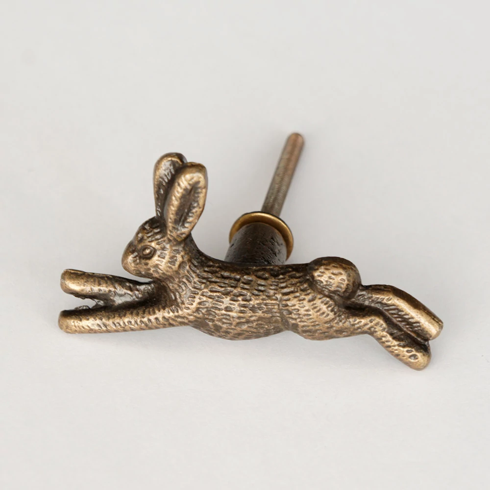 Ethno Home - Nature - Running rabbit bútorgomb HHK112