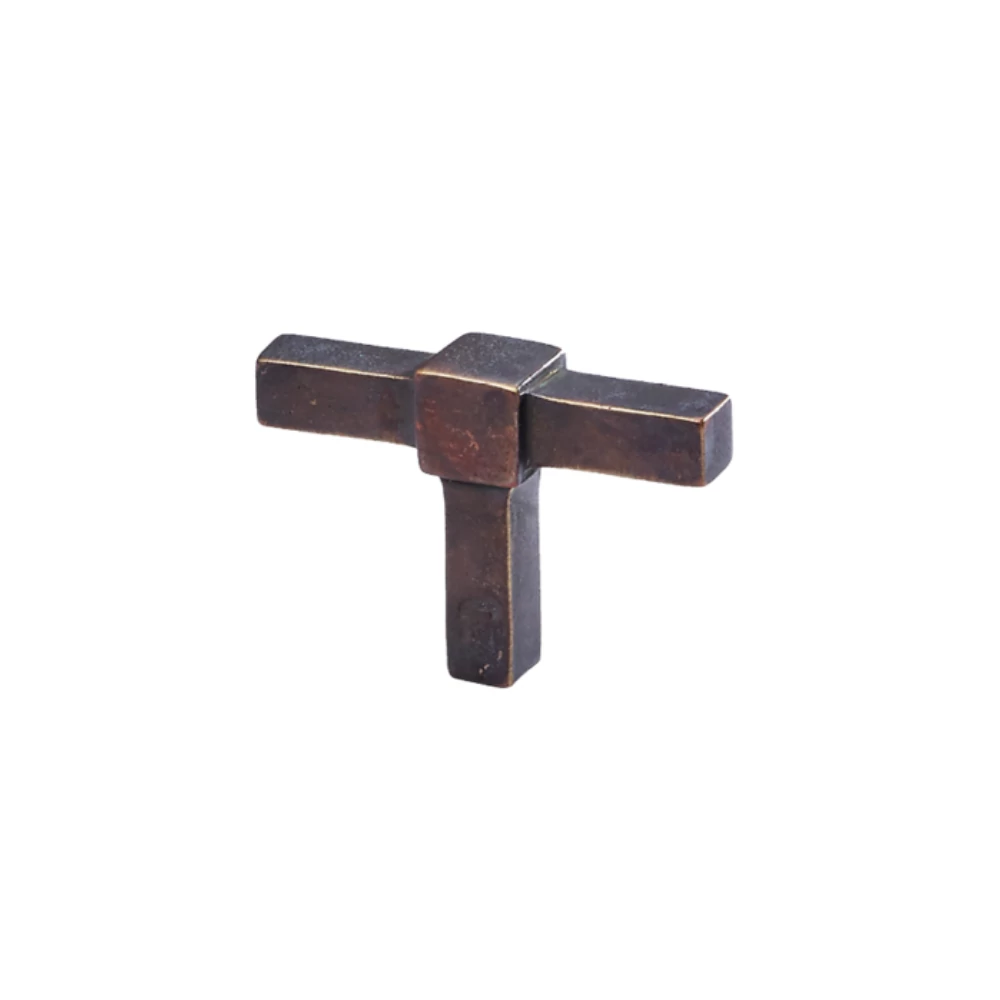 Jolie Cross 50 mm antik bronz bútorgomb J-0100-AB