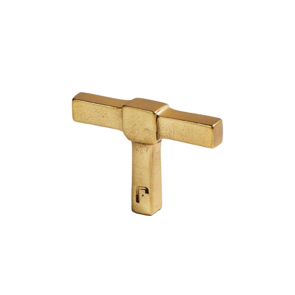 Jolie Cross 50 mm antik arany bútorgomb J-0100-GA