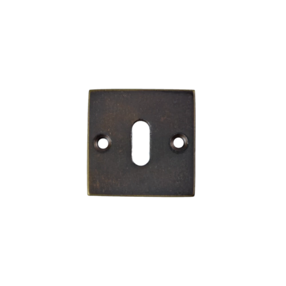 Jolie antik bronz BB alsó négyzetrozetta J-7021-AB