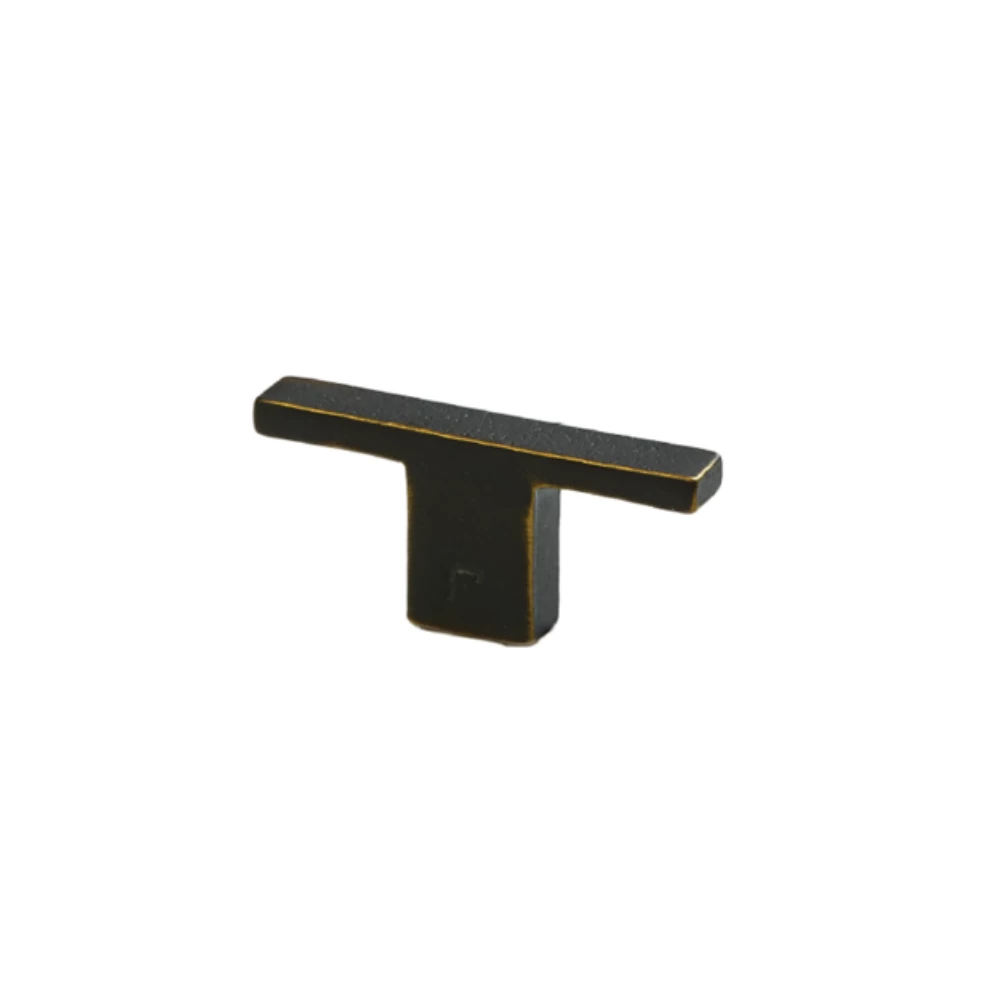 Jolie Verve 55 mm antik bronz T bútorgomb J-1201-AB