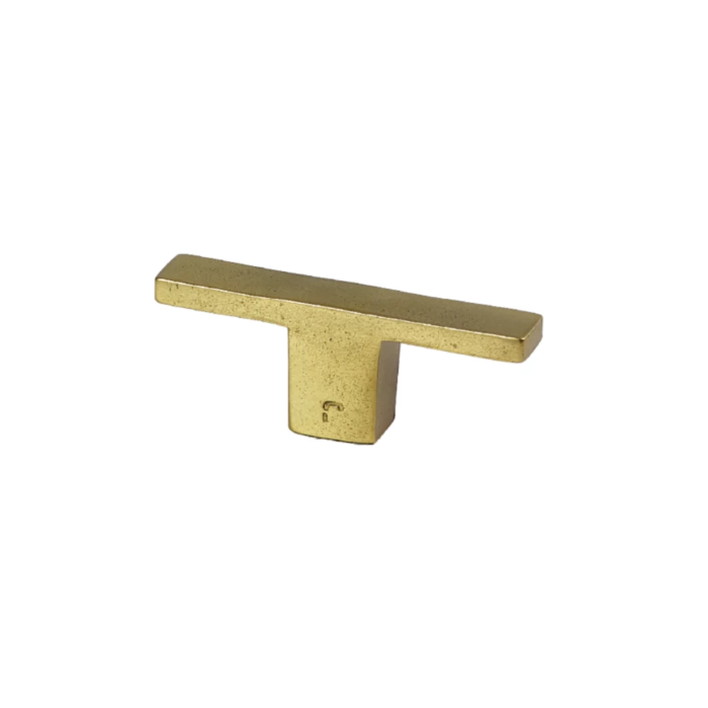 Jolie Verve 80 mm antik arany BIG T bútorgomb J-1203-GA