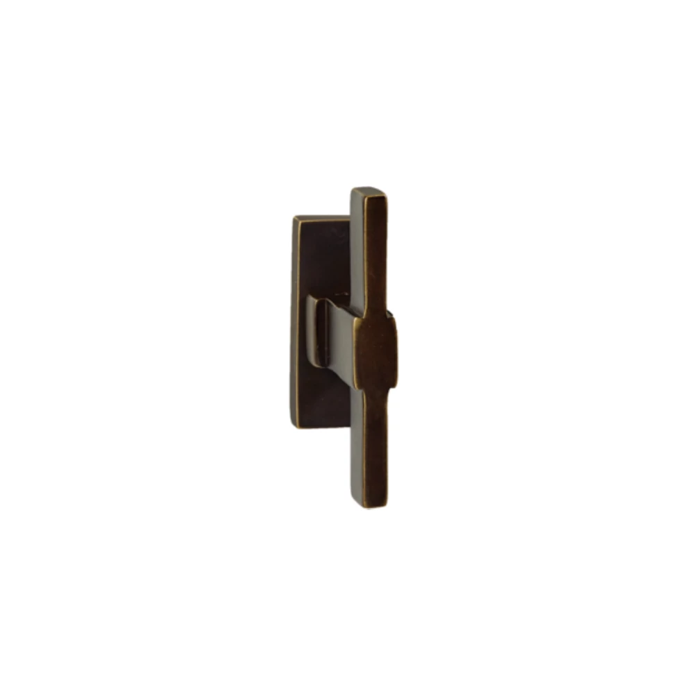 Jolie Ville antik bronz téglalaprozettás ablakkilincs J-1990-AB