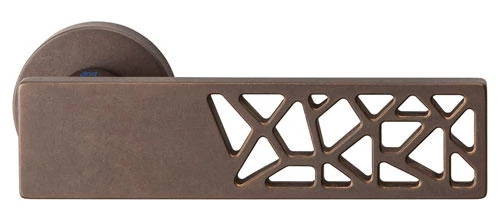 DND Arete' 02 négyzetrozettás antik bronz kilincsgarnitúra