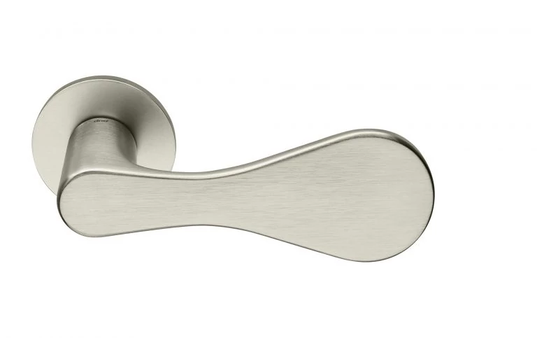 DND Drop PVD inox lapos körrozettás kilincsgarnitúra
