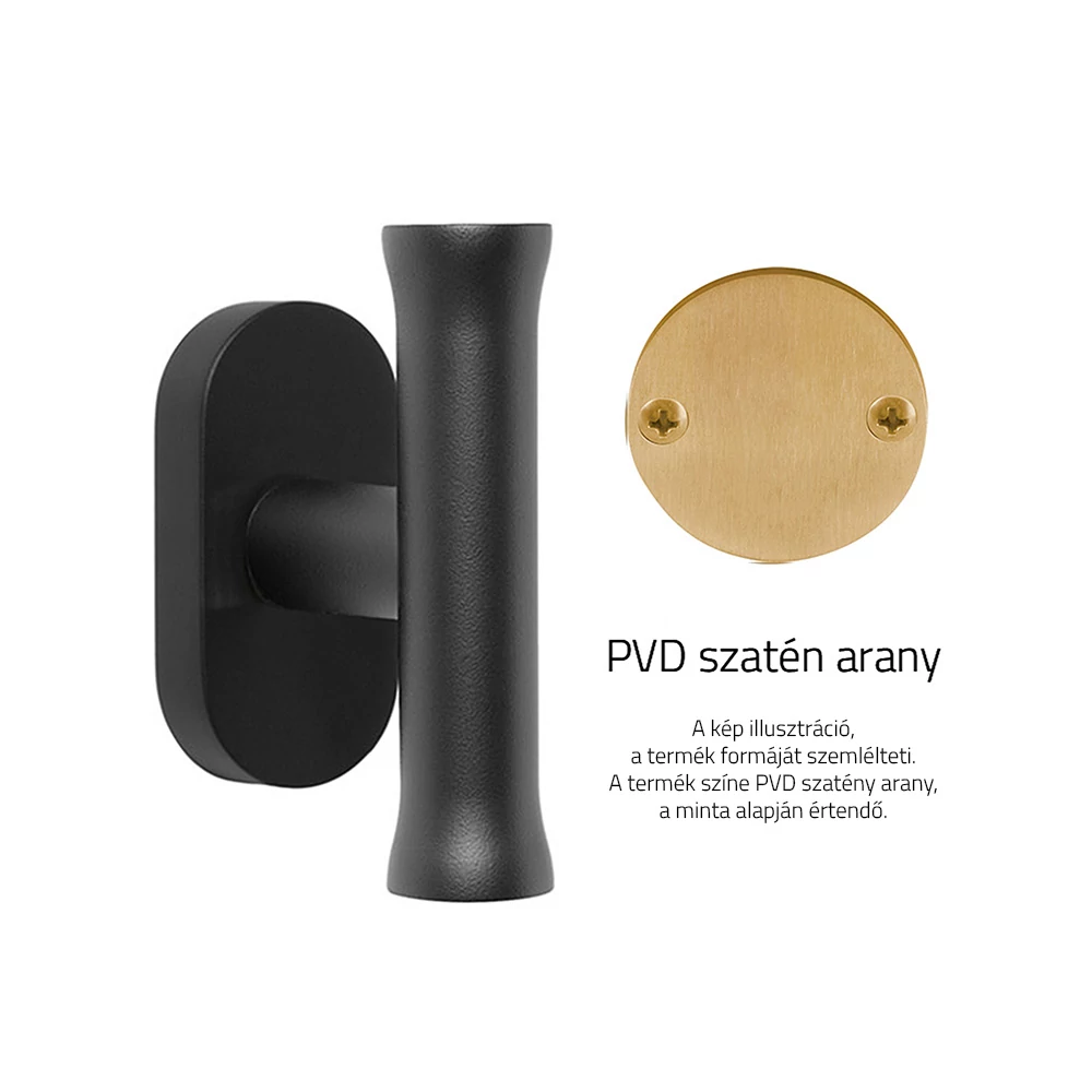 Formani Nour EV102-DK-O PVD szatén arany ablakkilincs