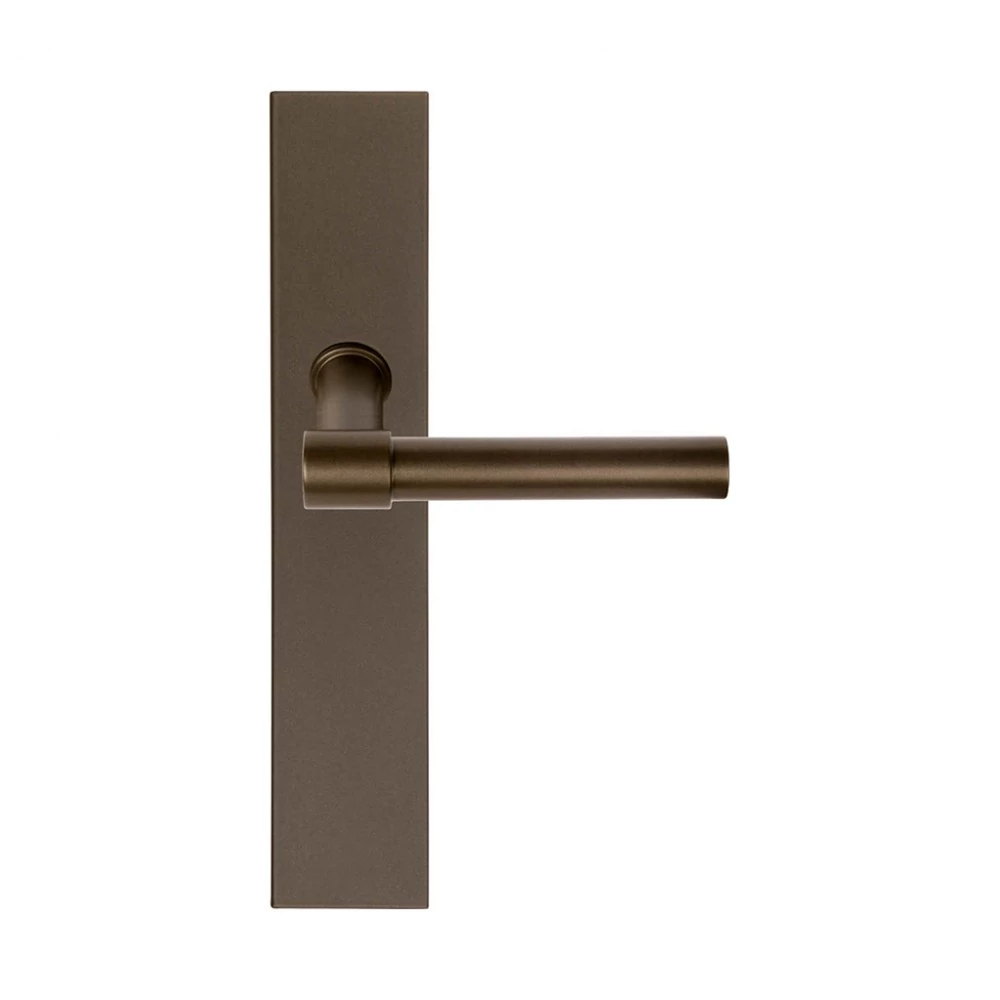 Formani One PBL15P236 bronz lapos téglalap hosszúcímes kilincsgarnitúra