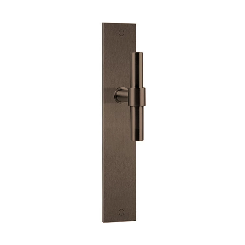 Formani One PBT15P236 bronz lapos téglalaprozettás kilincsgarnitúra