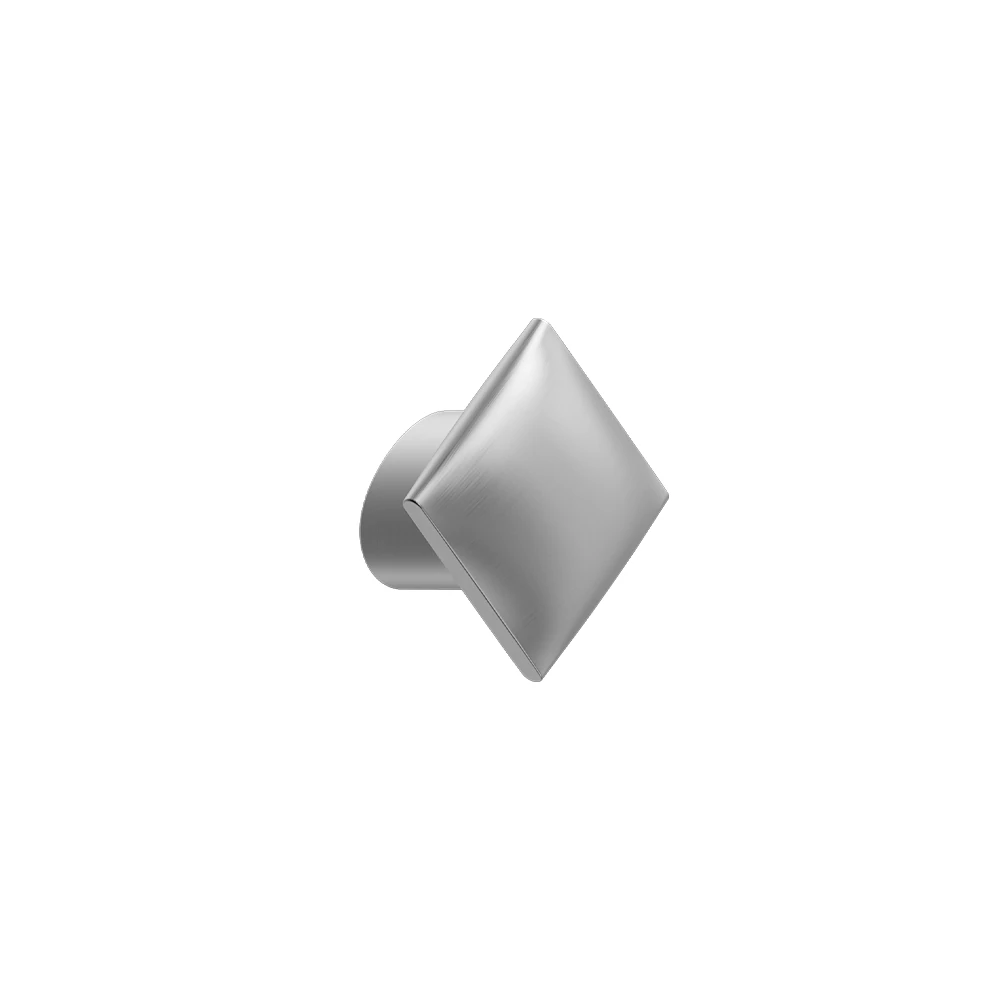 Furnipart Flow inox hatású bútorgomb 16 mm 557320016-66