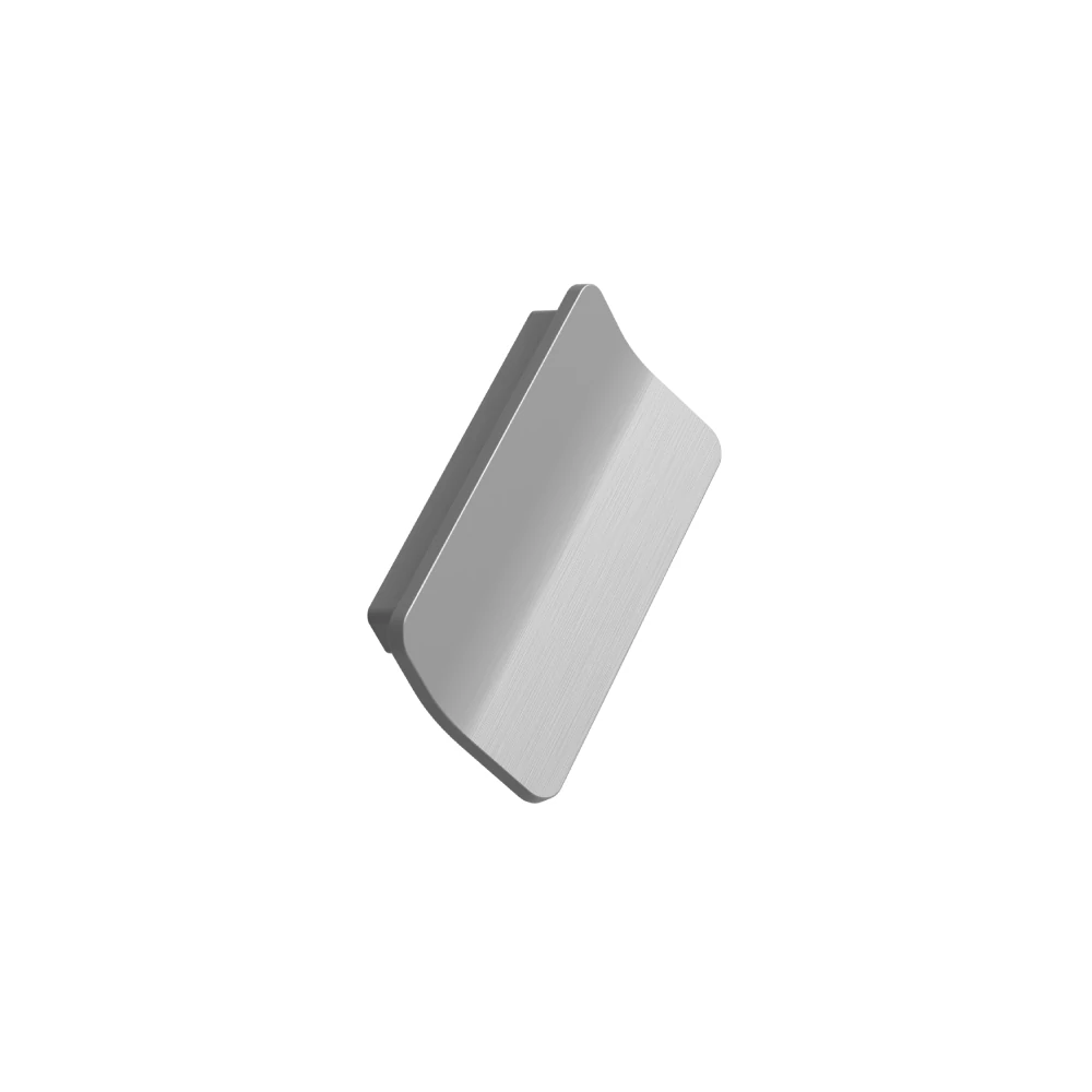 Furnipart Leaf Horizontal inox hatású bútorfogantyú 64 mm 555420064-66