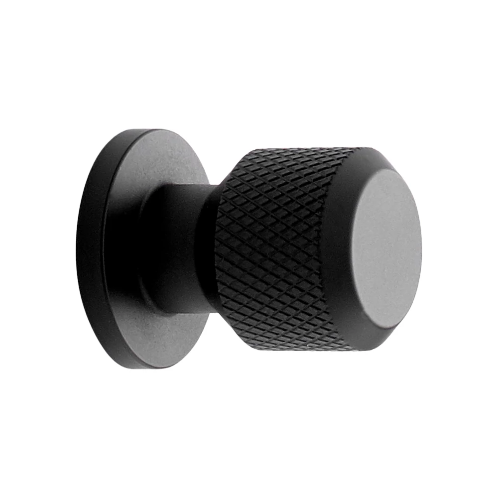Furnipart Manor Round matt fekete bútorgomb 549220025-99