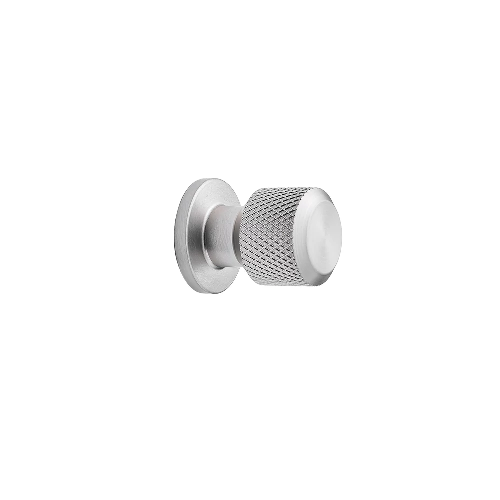 Furnipart Manor Round inox hatású bútorgomb 549220025-66