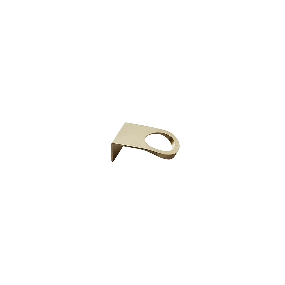 Furnipart Punch szálcsiszolt sárgaréz bútorfogantyú 16 mm 449420016-31