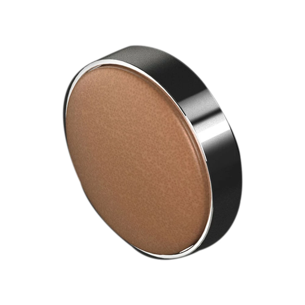 Glass Design LEATHER tevebőr / fényes króm bútorfogantyú Ø 30 mm LEATHERTCMF4DM30