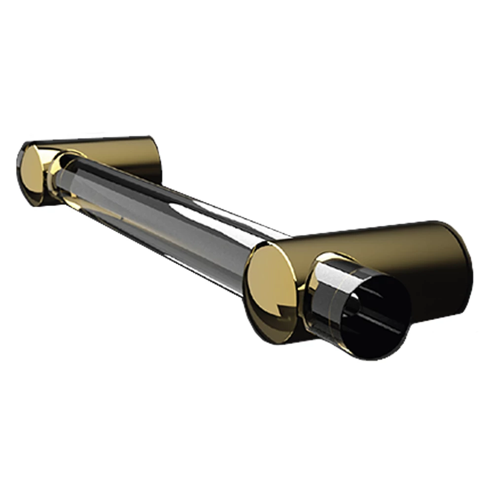 Glass Design Profili víztiszta üveg / fényes réz 300 mm bútorfogantyú PF30T01F1