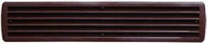 Häfele Műanyag szellőzőrács pár - sötét dió színű (457 mm x 92mm) - 959.10.004