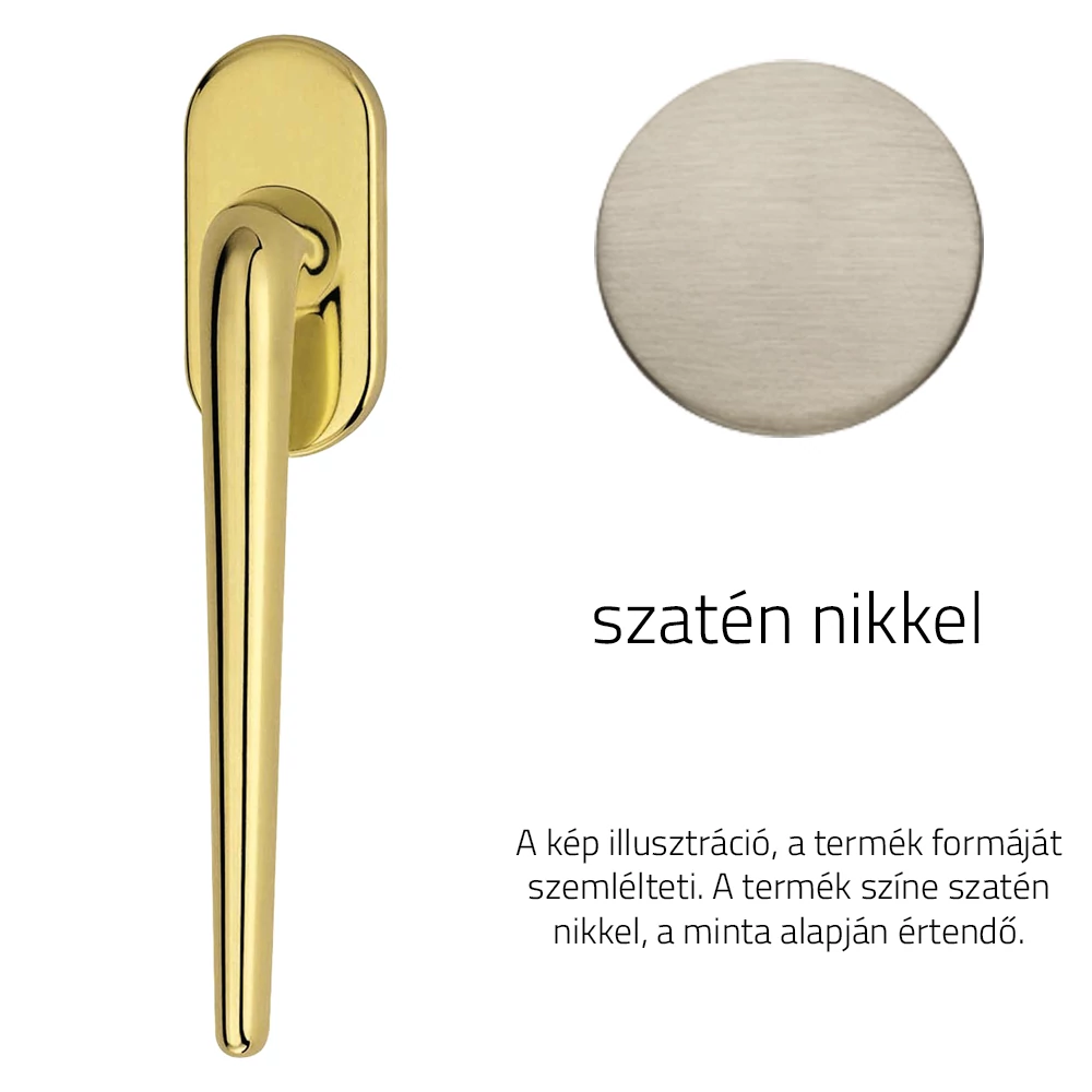 Linea Cali Brixia szatén nikkel ablakfélkilincs 760 DK NS