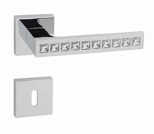 Linea Cali Reflex fényes króm négyzetrozettás kilincsgarnitúra 1215 RB 019 CR