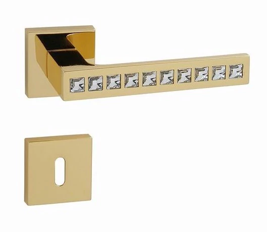 Linea Cali Reflex matt króm négyzetrozettás kilincsgarnitúra 1215 RB 019 OC