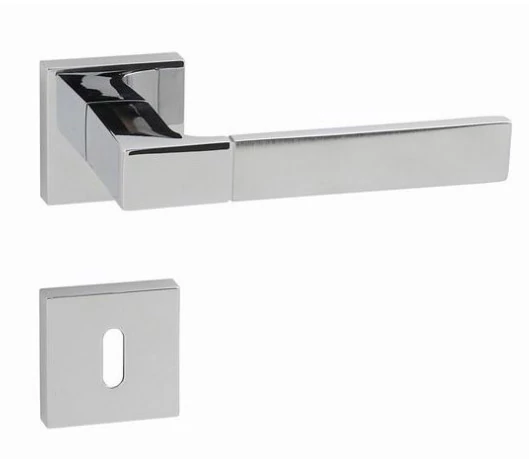 Linea Cali Thais négyzetrozettás kilincsgarnitúra 1155 RB 019 CR