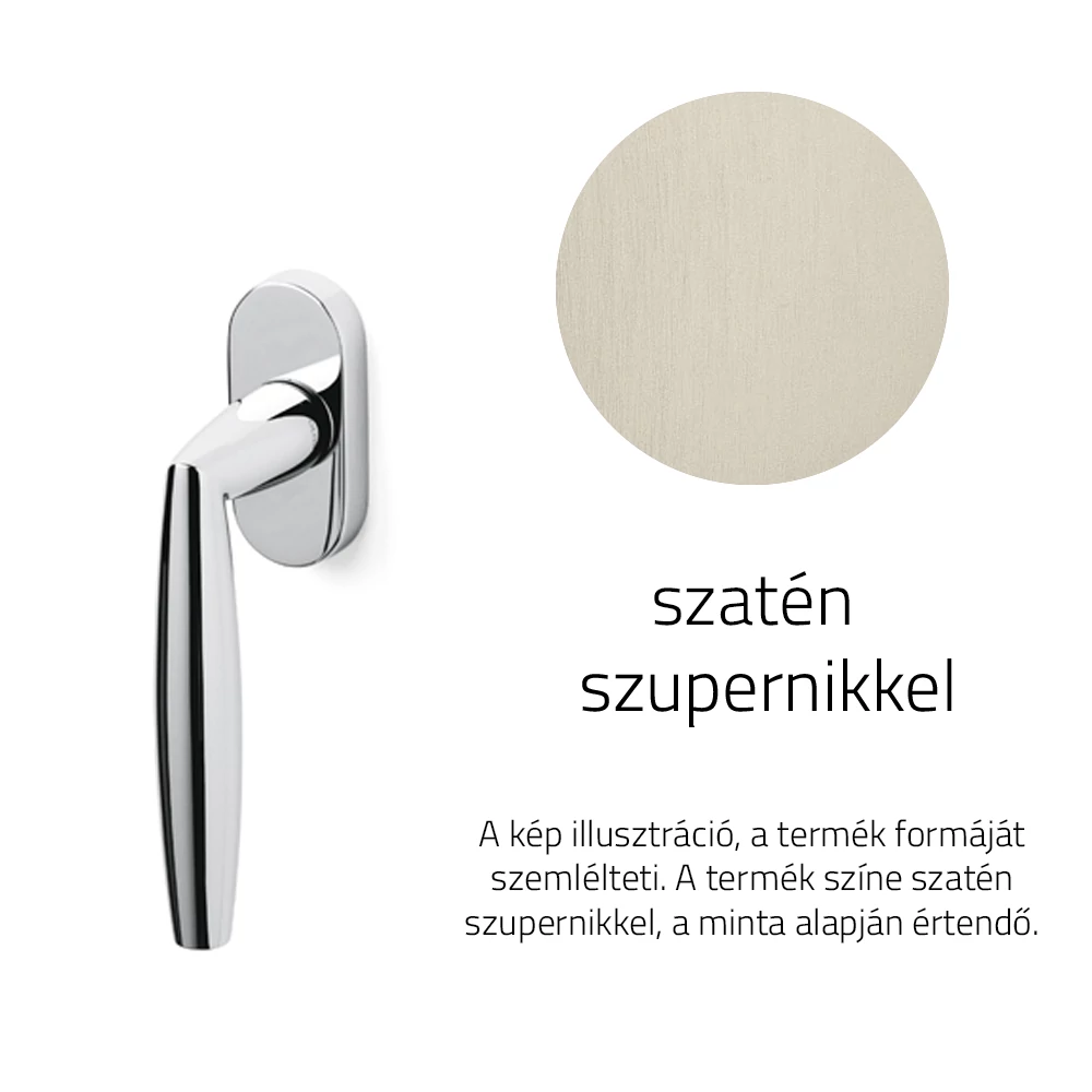 Olivari Aurelia szatén szupernikkel ablakfélkilincs K185