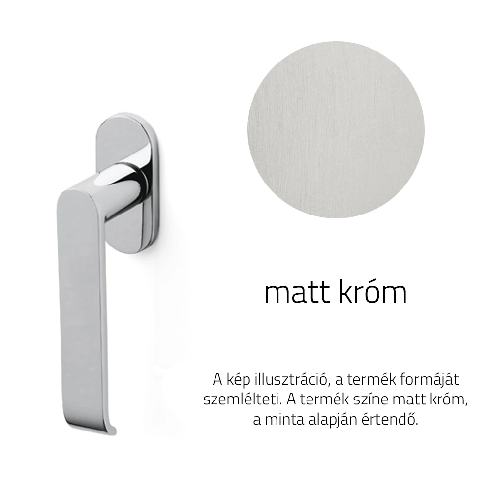 Olivari Beta matt króm ablakfélkilincs K221B