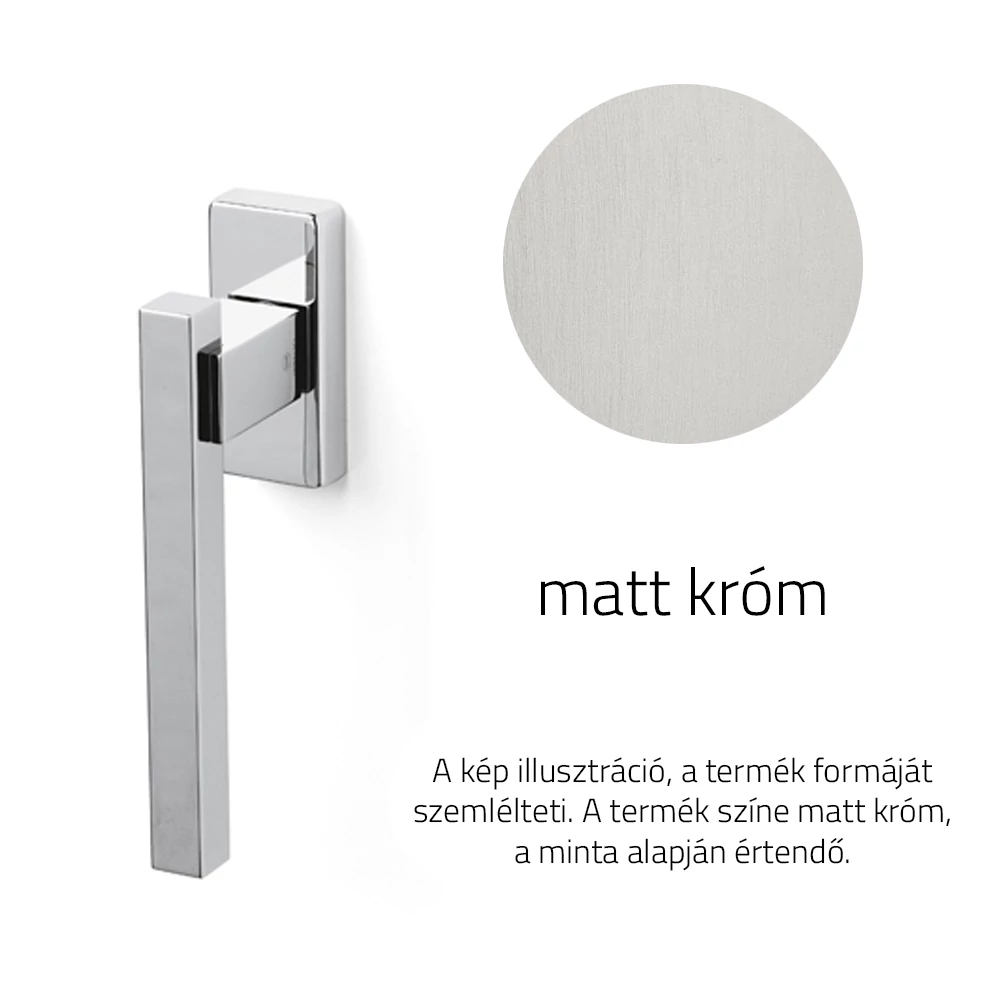 Olivari Bios matt króm ablakfélkilincs K204
