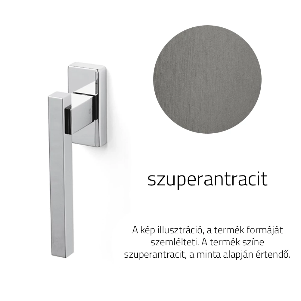 Olivari Bios szuperantracit ablakfélkilincs K204