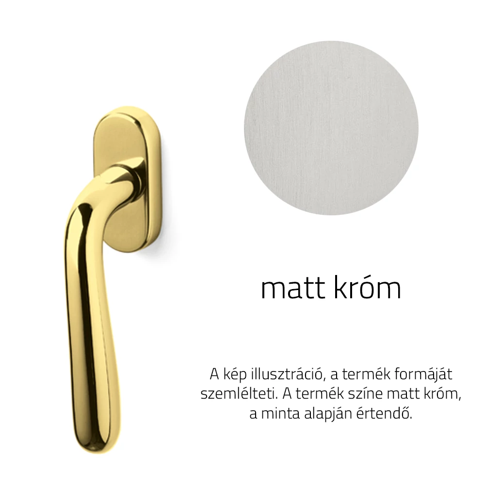 Olivari Bond matt króm ablakfélkilincs K163