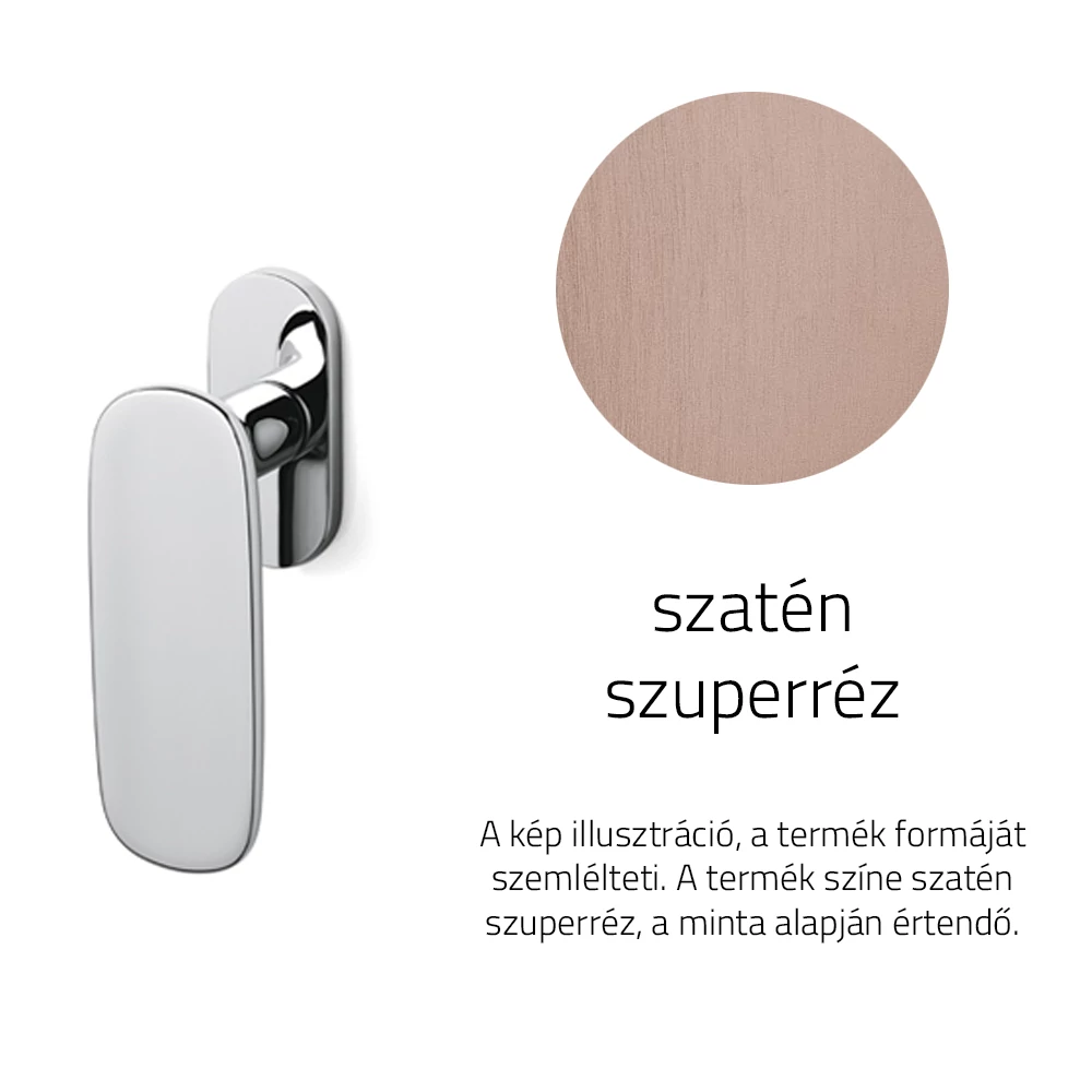 Olivari Conca szatén szuperréz ablakfélkilincs K236B