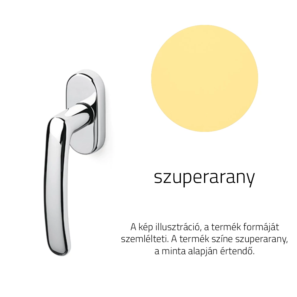 Olivari Emilia szuperarany ablakfélkilincs K167