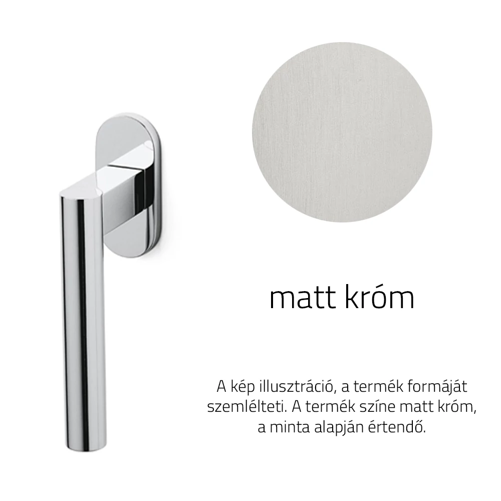 Olivari Euclide matt króm ablakfélkilincs K229B