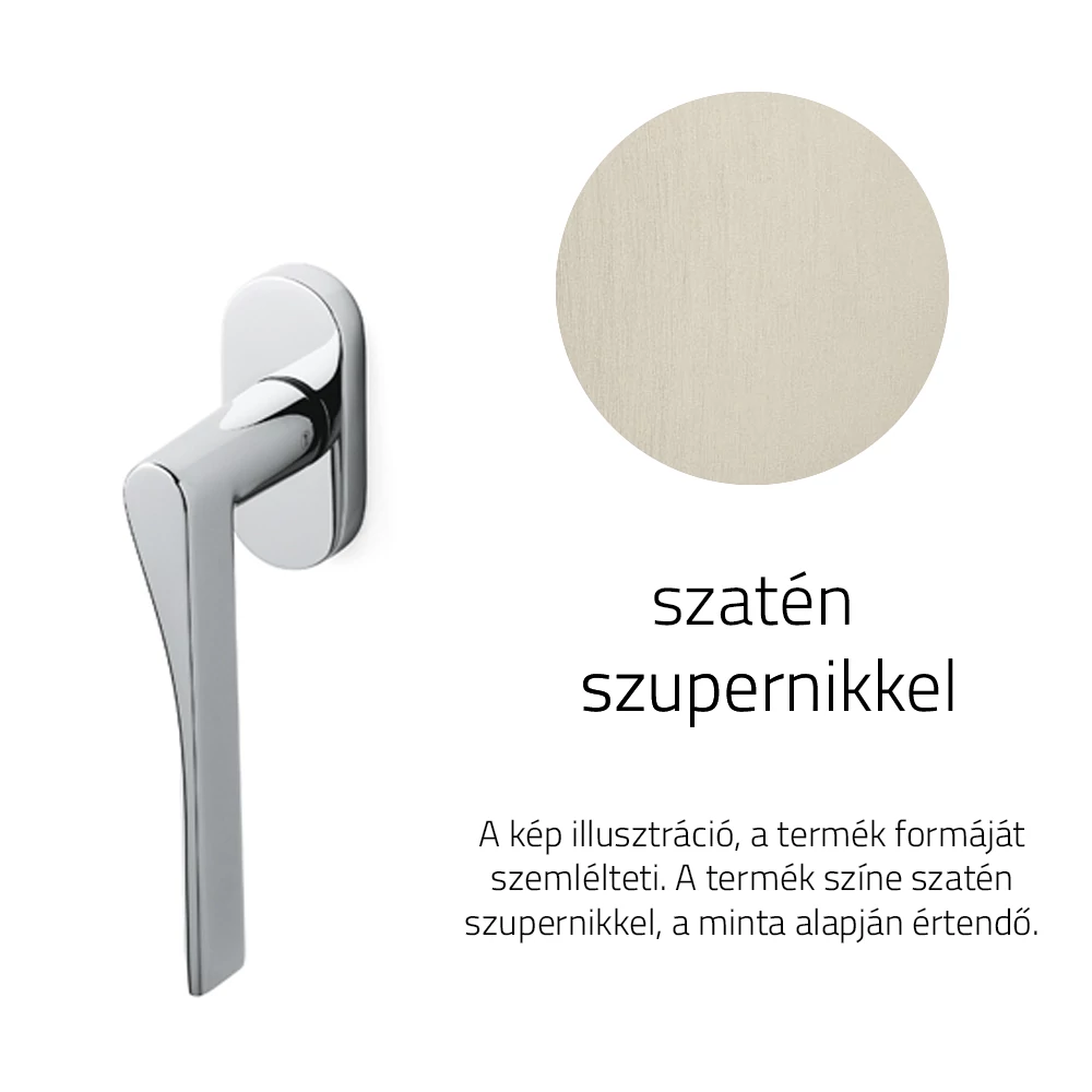 Olivari Fin szatén szupernikkel ablakfélkilincs K217