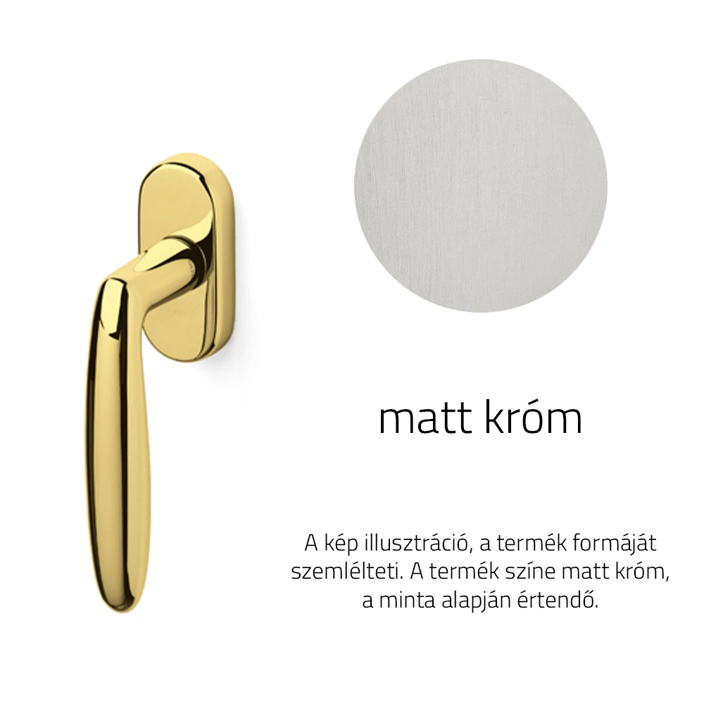 Olivari Flaminia matt króm ablakfélkilincs K159
