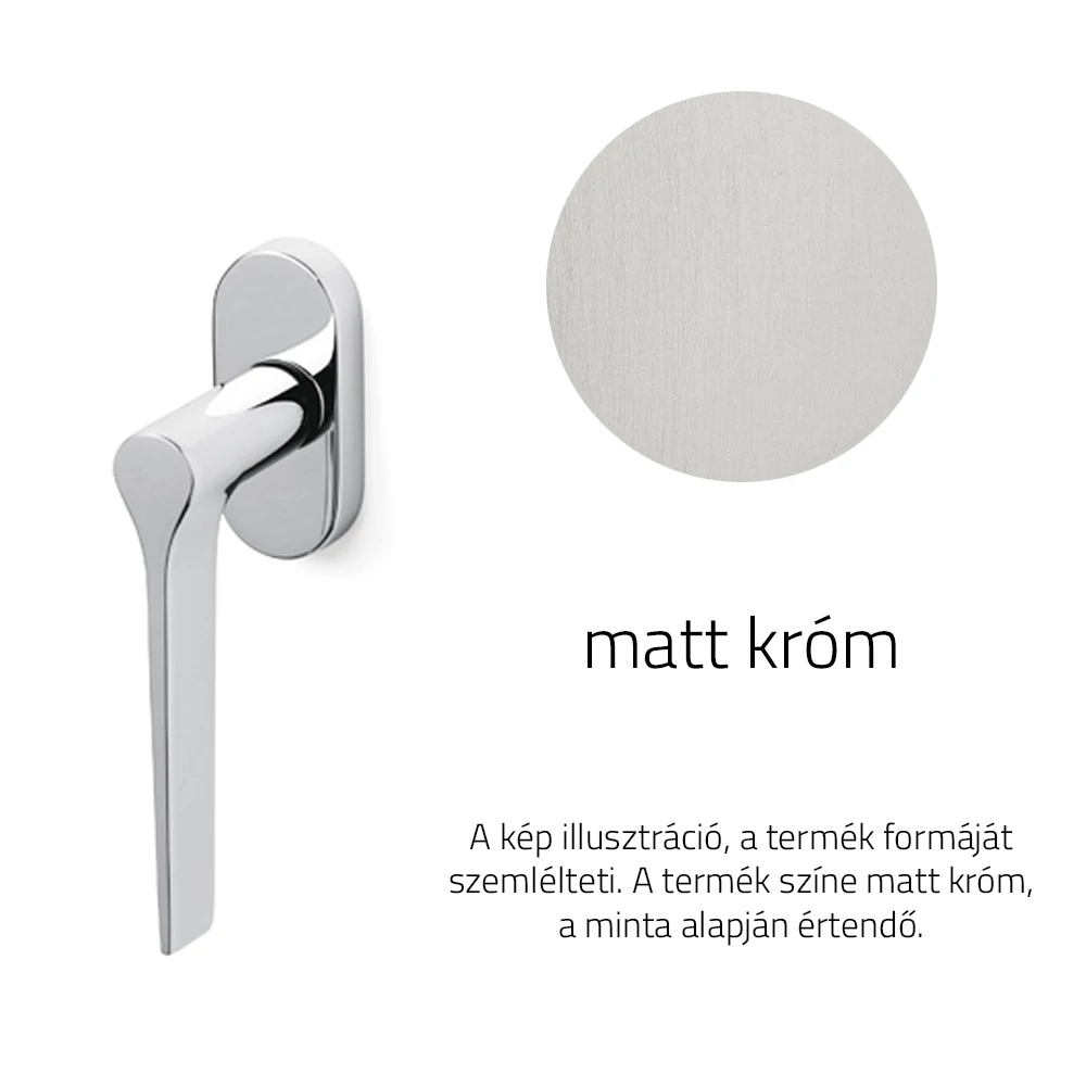 Olivari Lama matt króm ablakfélkilincs K107